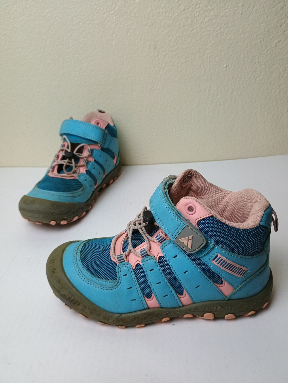 Mishansha Little Girl 1 /32 Blue Kids Hiking Trail Sneakers Boots - Breathable
